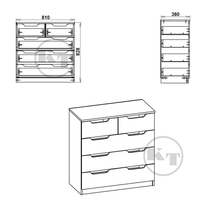 Комод хемнэс размеры чертеж