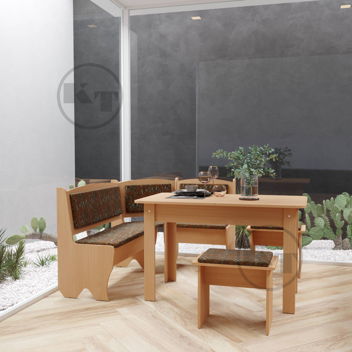 Замовити Кухонний стіл КС-5 кольору Вільха від виробника \"КомпаніТ\"